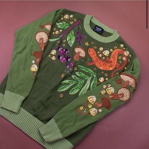 Morning Witch Salamander Knit Sweater
